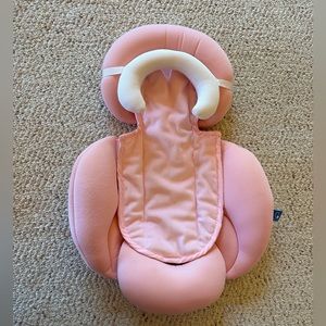 Pink newborn car seat insert